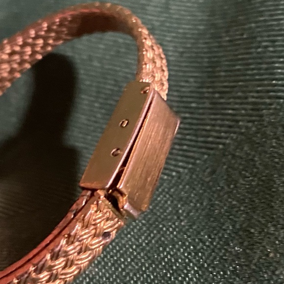 Ladies GRUEN Precision Gold GENUINE REAL Diamond Bezel Quartz Wristwatch Vintage - Picture 3 of 8